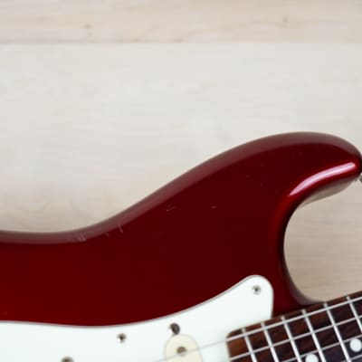 Fender Japan Exclusive Classic '60s Stratocaster MIJ 2015 Old Candy Apple Red w/ Hard Case image 11