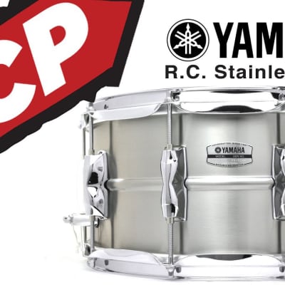 Yamaha Recording Custom Stainless Steel Snare Drum 14x7 image 1
