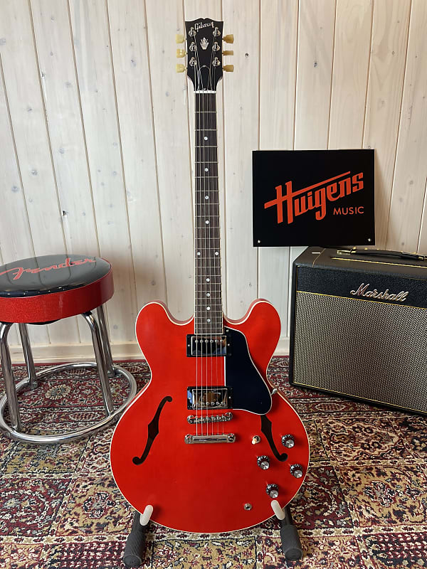 2023 Gibson USA ES-335 Electric Guitar Satin Cherry | Reverb