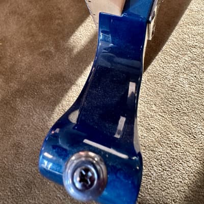 ESP LTD MH-103 QM - 2016, See Thru Blue, Left Handed image 9