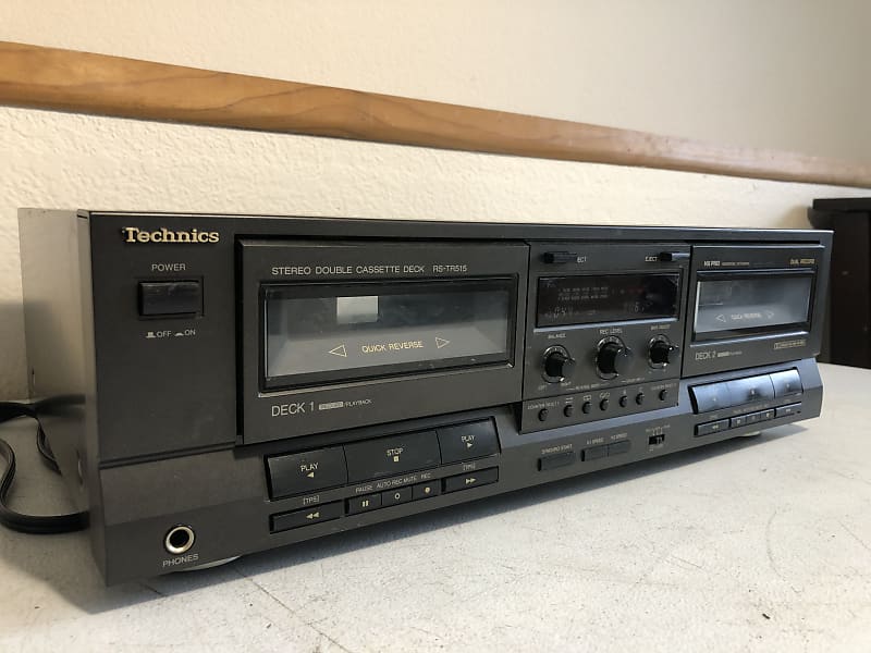Technics RS-TR515 Dual Cassette Deck Player HiFi Stereo | Reverb