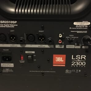 Jbl lsr 2310 top