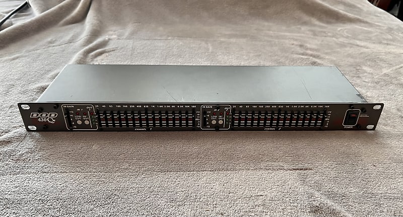 DOD SR430 Qx Dual 15 Band Graphic EQ | Reverb