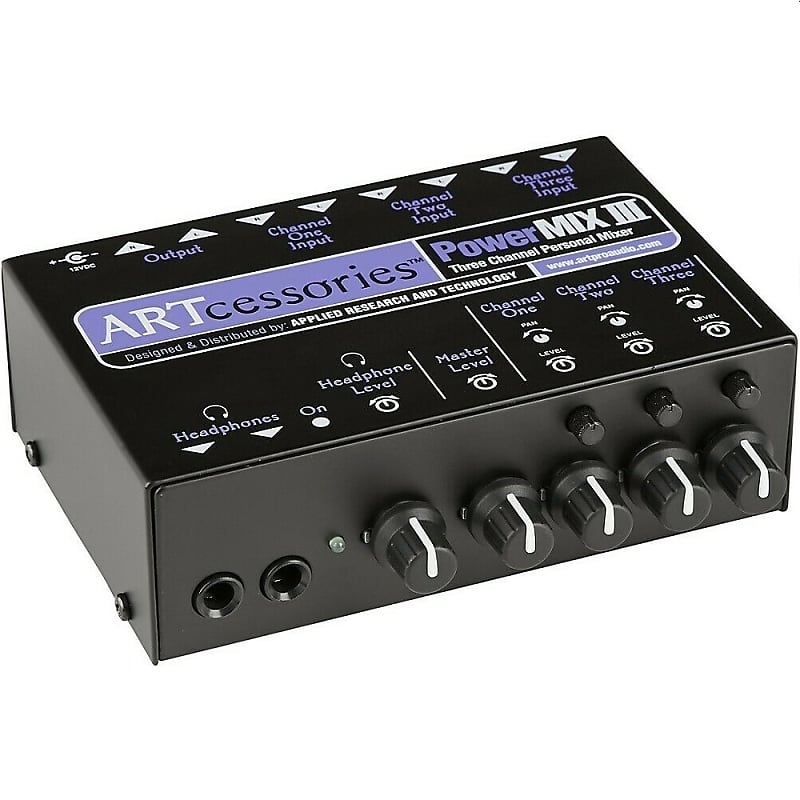 Talent MIX-R 3-Channel 4-In 2-Bus Compact Portable Stereo Mixer with USB  Audio & +20V Phantom Power