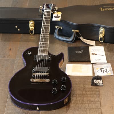 MINTY! 2010 Gibson Custom Shop Les Paul Custom Stealth Electric Guitar Black Ebony + COA OHSC