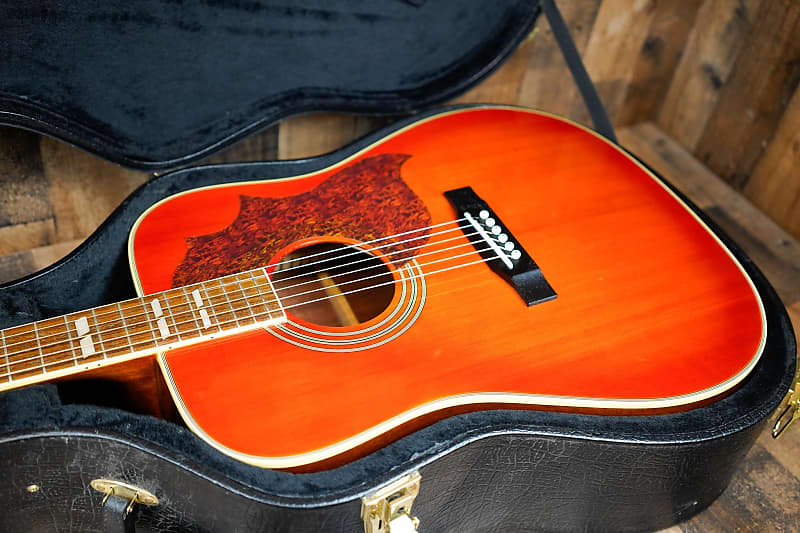 Epiphone by Gibson Hummingbird Artist 2009 Cherryburst W