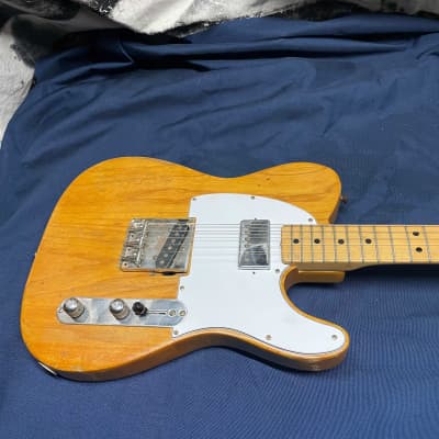 Fender American PARTS Telecaster Guitar - re-finished / routed for humbuckers 1972 - Local Pickup Only image 2