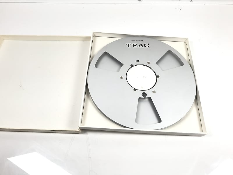 Teac Metal Empty Reel Re-1002 Reel to Reel Empty 1/4 Take Up with Original  Box