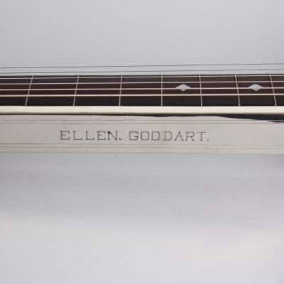 National  Style 3 Tricone Squareneck Resophonic Guitar (1931), ser. #2396, original black hard shell case. image 13