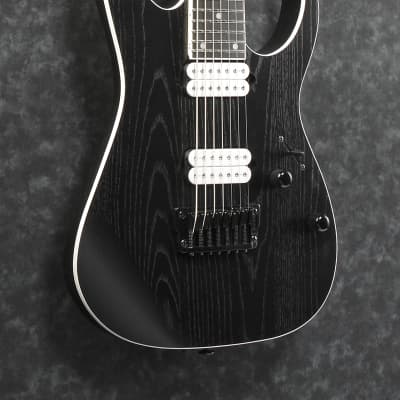 Ibanez RG Prestige 7-string Electric Guitar w/Case - Weathered Black image 2