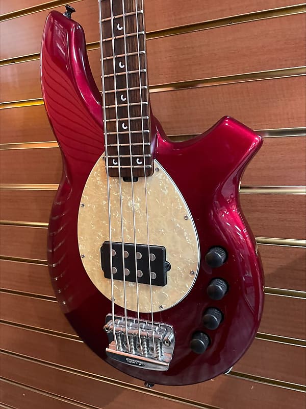 Ernie Ball Music Man Bongo 5 H Candy Apple Red Piezo ミュージック 