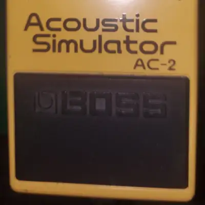 Boss Acoustic Simulator AC-2 Effects Pedal  2000's  Mellow Yellow image 2