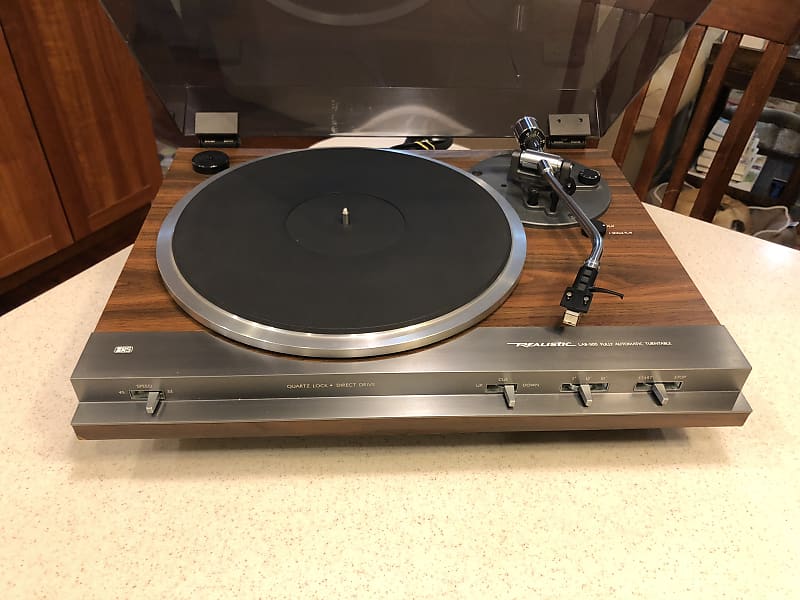 Realistic LAB-500 Direct Drive Turntable with an Ortofon | Reverb