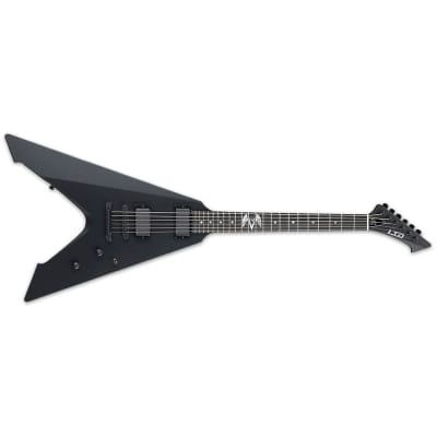 ESP LTD James Hetfield Vulture Black Satin BLKS Electric Guitar + Hard Case - BRAND NEW! image 2
