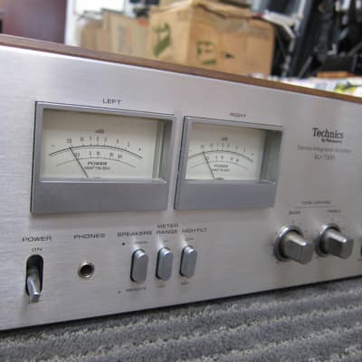 Technics SU-7300 Stereo Amp VU Back Lit VU Meters, Phono, Ex Sound, Japan 1970s image 3