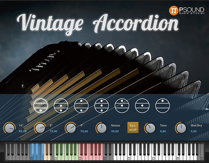 Psound Vintage Accordion Virtual Accordion Sample Library Reverb