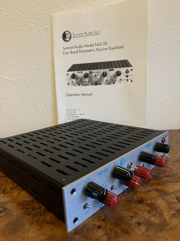 Summit Audio FeQ-50 Dual-Path 4-Band Passive Parametric Equalizer | Reverb