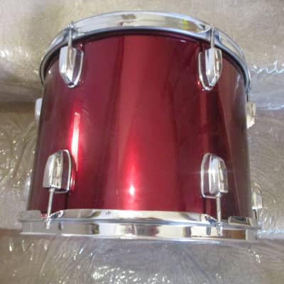 CB  700 13 Round X 10 Rack Tom, Wine Red, Hardwood Shell -- Excellent! image 4