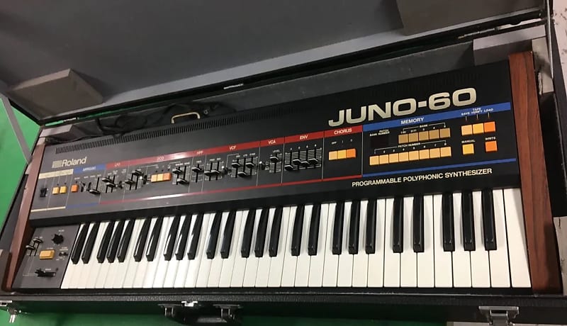 Roland Juno-60 61-Key Polyphonic Analog Synthesizer image 1