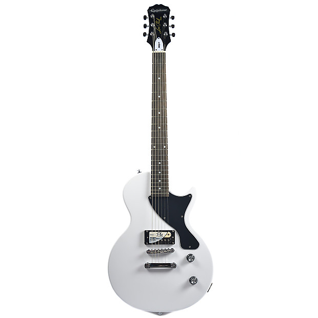 Epiphone PRO-1 Les Paul Jr. Electric Guitar Pack Alpine White | Reverb