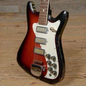 Kay 328 Solidbody Red Burst 1960s **AS IS** - KAY32860S image 2