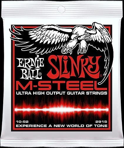 Ernie Ball 2915 M-Steel Skinny Top Heavy Bottom Slinky Electric Guitar Strings image 1