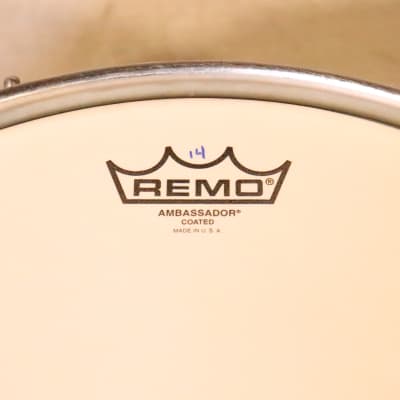 Camco 5x14 Tuxedo Snare Vintage 1960's White Marine Pearl image 10