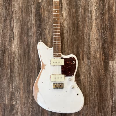 MJT Vintage Jazzmaster Pine Body - Relic Shell Pink -2022 | Reverb