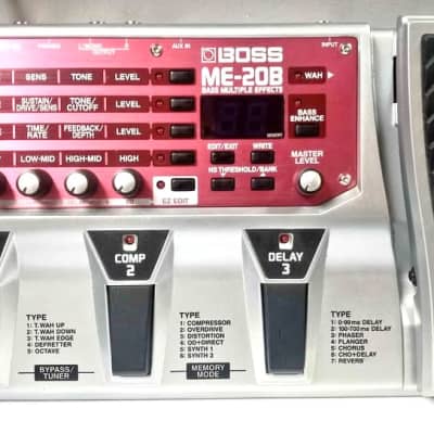 Boss ME-20B 2015-2025 - GREY-RED image 3