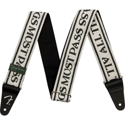 FENDER George Harrison All Things Must Pass Logo Strap White Tracolla per Chitarra for sale
