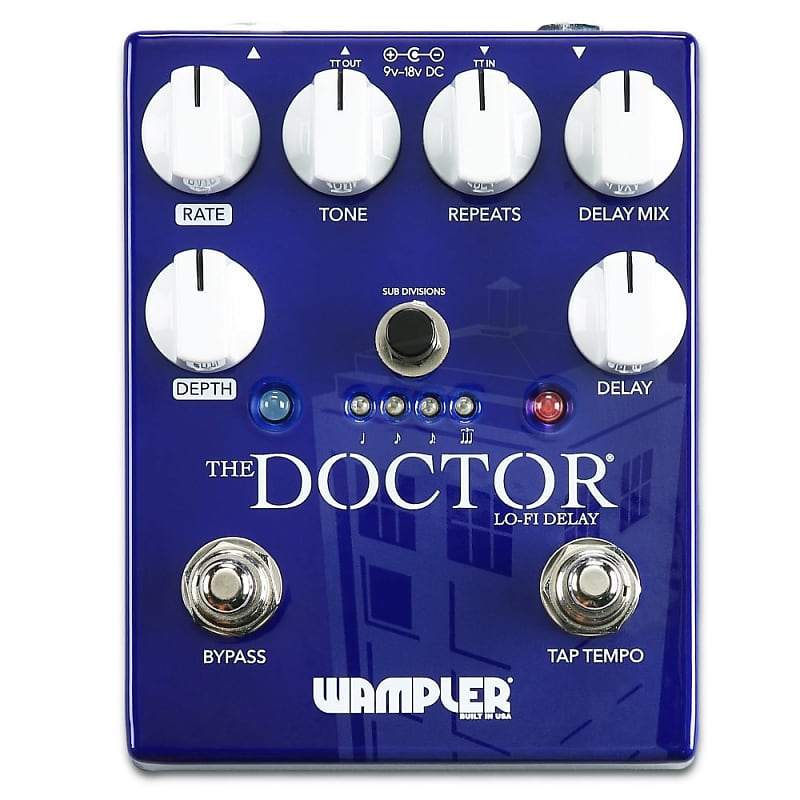 Wampler The Doctor Lo-Fi Delay Pedal image 1