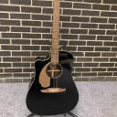 LEFTY Fender California Series Redondo Player Acoustic Electric Guitar Left-Handed Jetty Black
