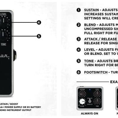 Keeley Compressor Plus Compressor / Sustainer / Expander image 2
