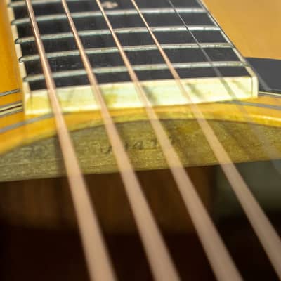 Yamaha FG-301B Orange Label Jumbo Dreadnought Acoustic Guitar w/ Case - Natural image 6