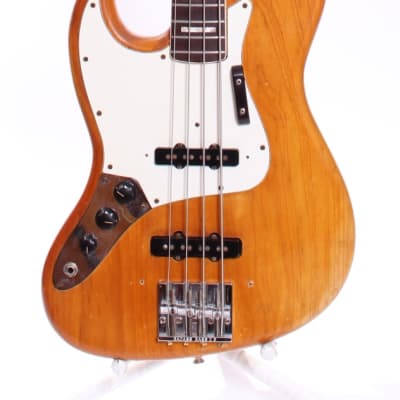 1975 Fender Jazz Bass Lefty Natural image 1