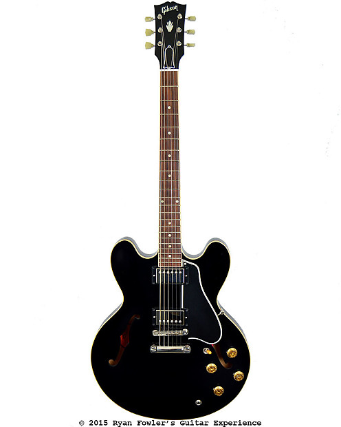 2009 Gibson ES-335 Dot 1959 Fat Neck Ebony Limited Ed. | Reverb