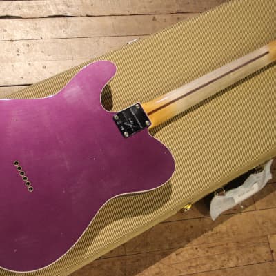 Fender Limited Edition Custom Shop '50s Telecaster Custom Reverse Journeyman Purple Metallic image 11