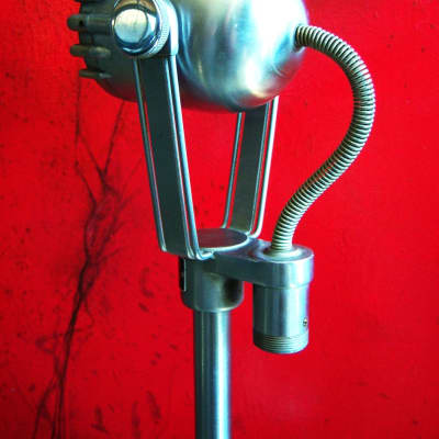 Vintage RARE 1940's Electro-Voice 640C Hi-Z Dynamic Microphone w Turner period  stand image 9