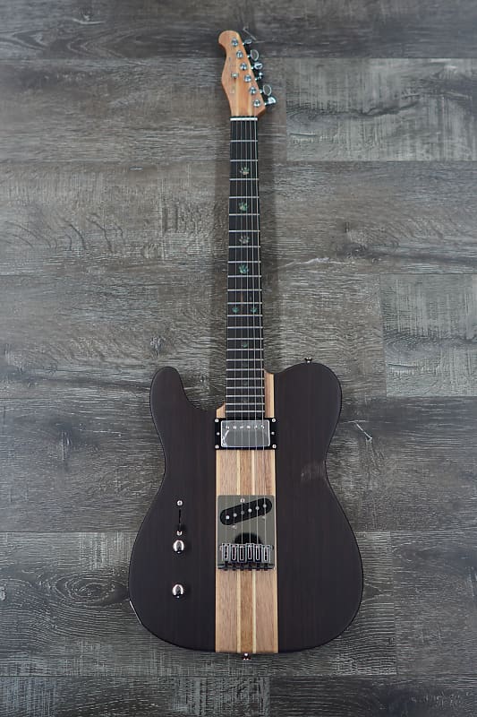 AIO TC1-H B-Stock Left-Handed Electric Guitar - Dark Walnut *Humbucker Neck Pickups 002 image 1