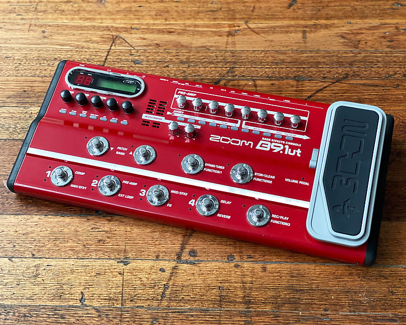 Zoom B9.1ut Bass Effects Console | Reverb