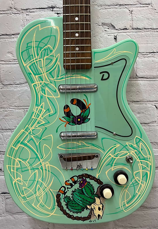 2000's Danelectro '56 U2 Reissue Custom Painted 'Rocket Boy