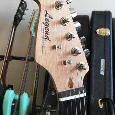Legend Stratocaster LH Lefty Left Handed Strat made by Aria image 3