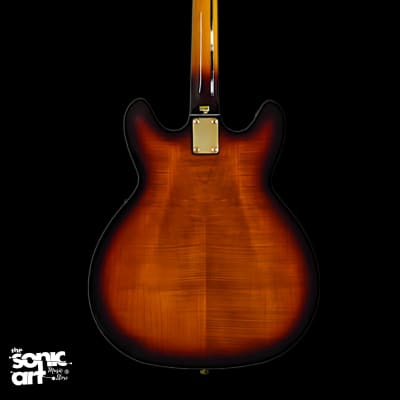 Hagstrom '67 Viking II Electric Guitar in Stunning Vintage Sunburst image 5