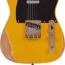 Vintage V52MRBS Icon Distressed SS Alder Body Electric Guitar Butterscotch