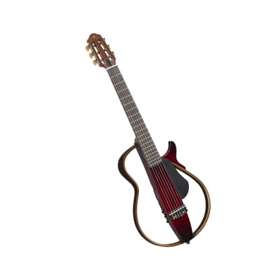 Yamaha SLG200N 6-Nylon String Silent Guitar (Right-Handed, Crimson Red Burst) image 2