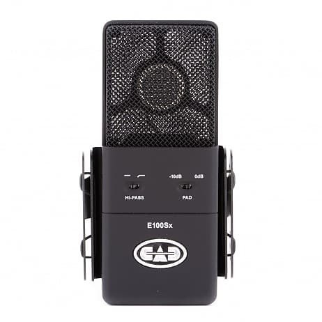 CAD E100SX Large Diaphragm Studio Microphone - Black image 1