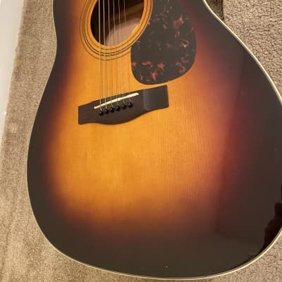 Yamaha F335-TBS Dreadnought Acoustic Guitar Tobacco Brown Sunburst image 2