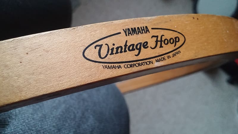 Yamaha Vintage Wood 13" Drum Hoop  6 Hole Tom Snare image 1