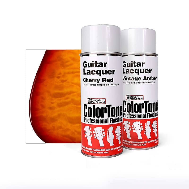 Colortone 50s Classic Colors Aerosol Guitar Lacquer, Sonic Blue