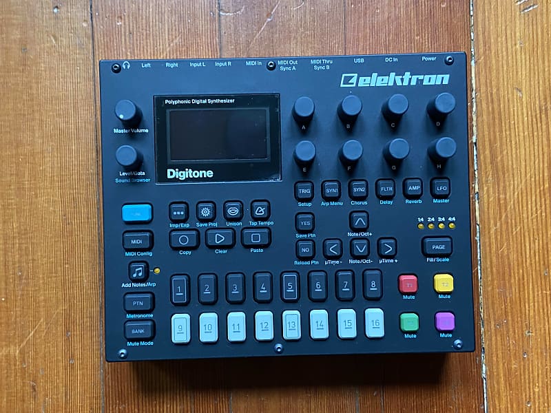 Elektron Digitone 8-Voice Digital Synthesizer 2017 - Present - Black w/ lid